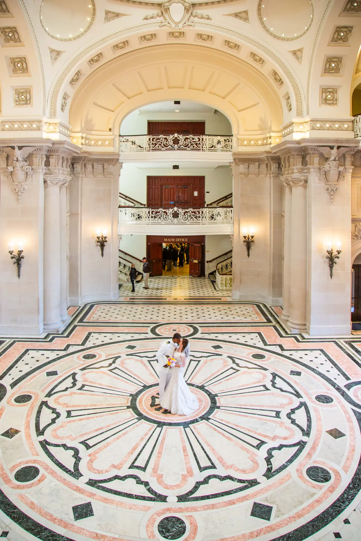 Cheyenne and Michael celebrating after the ceremony — Andrew Rozario wedding photography Maryland