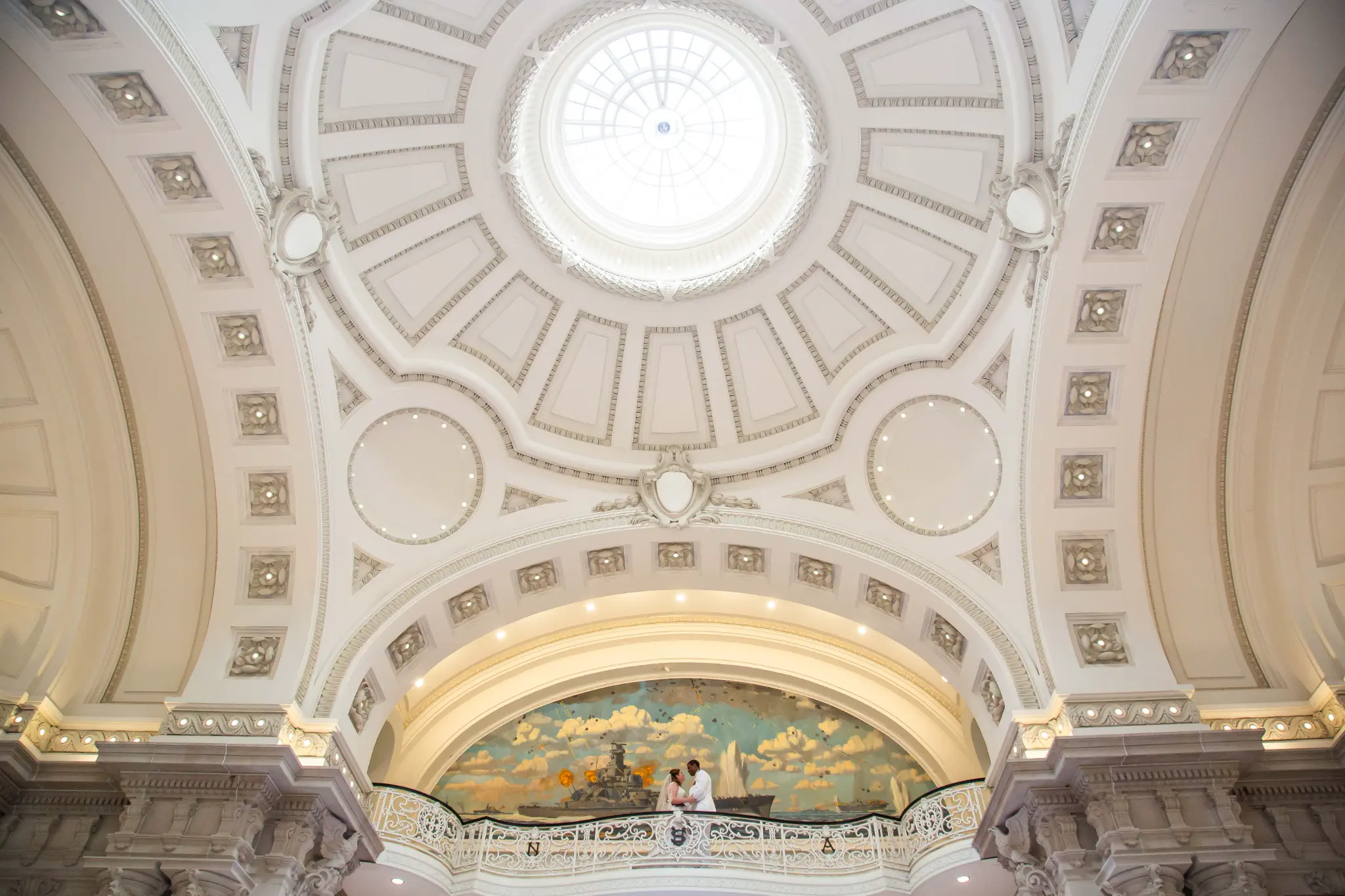 Couple portrait on Naval Academy grounds — Andrew Rozario wedding photographer DC
