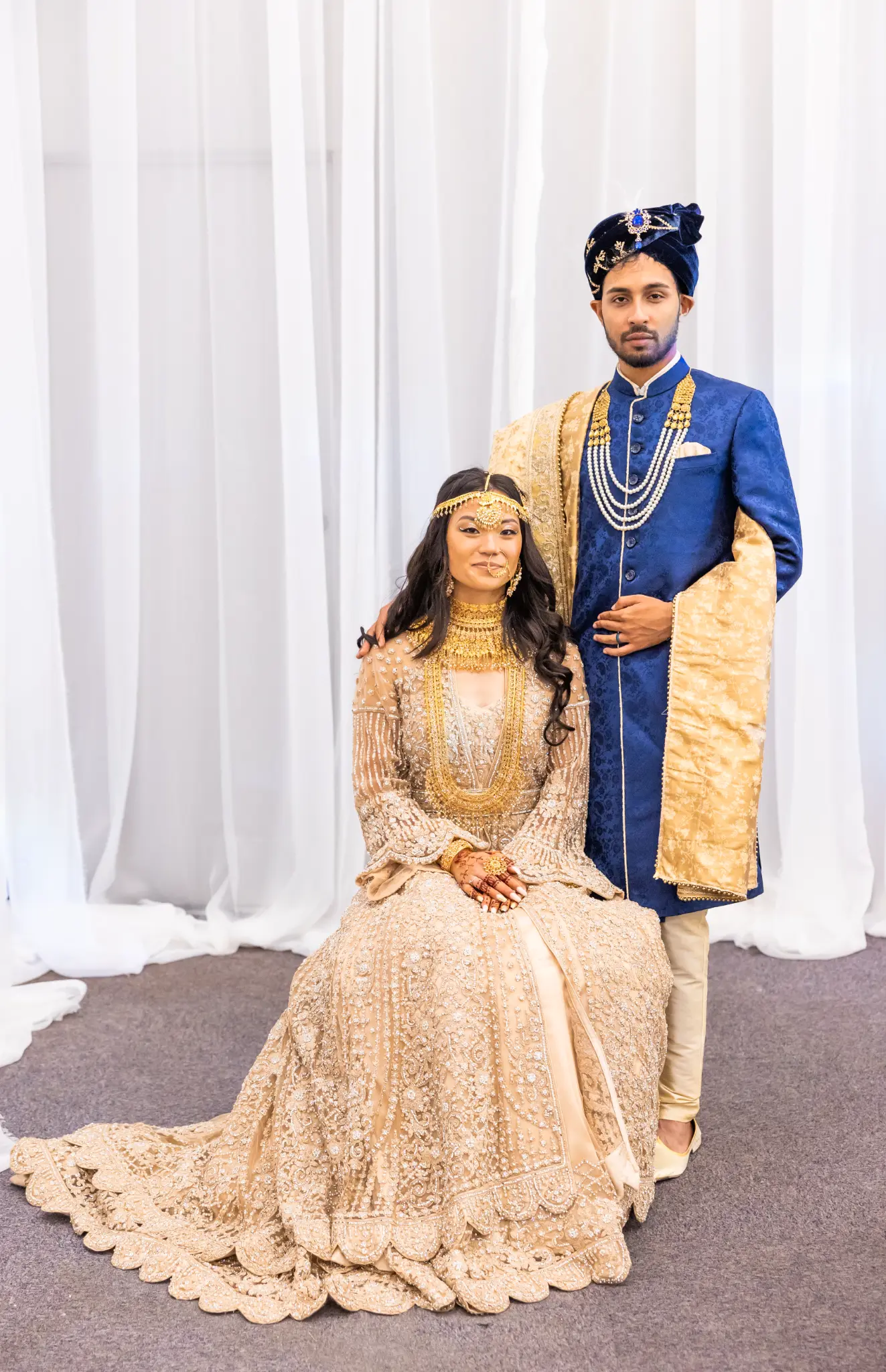 Reception celebration moment