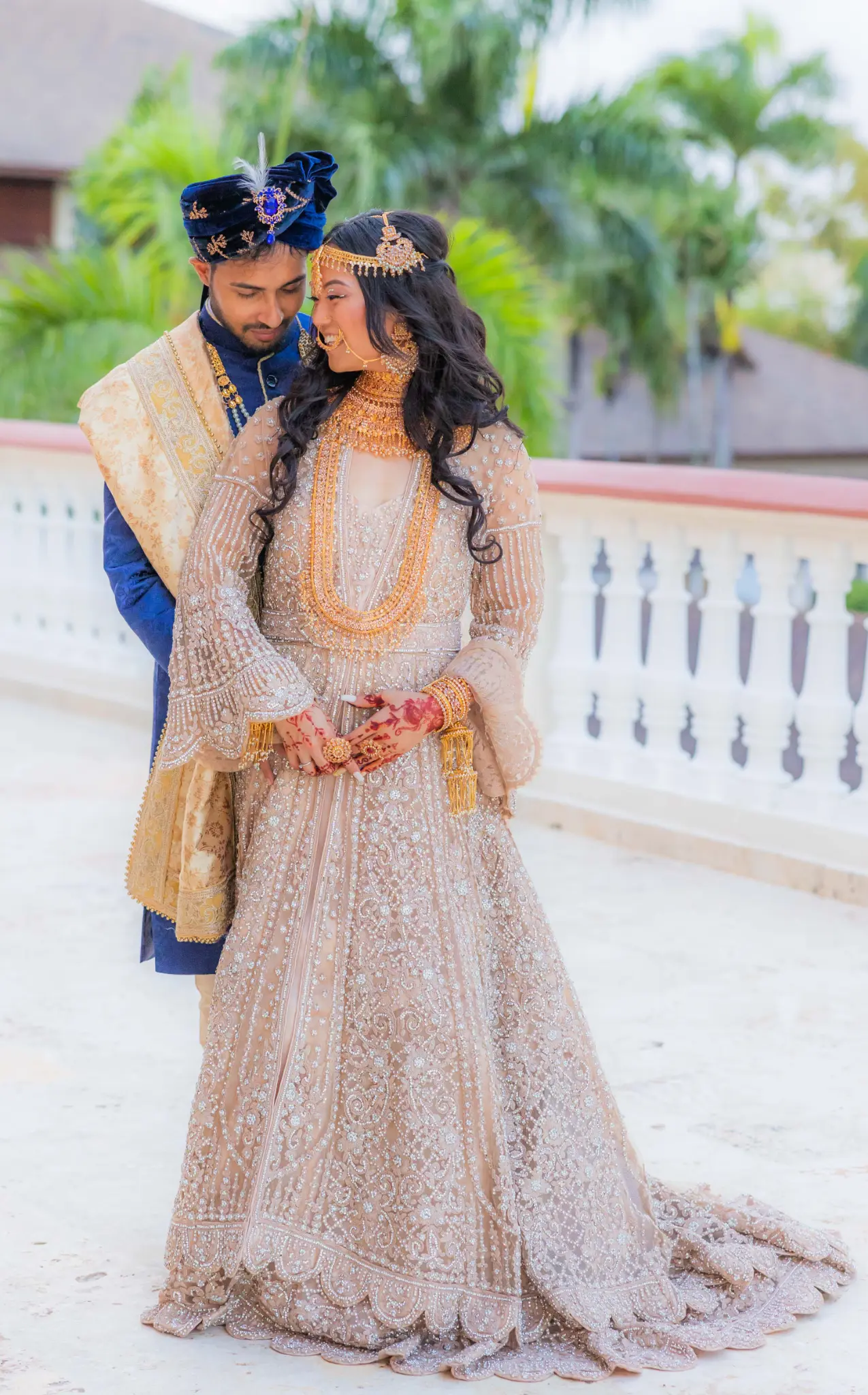 Couple portrait at Punta Cana resort